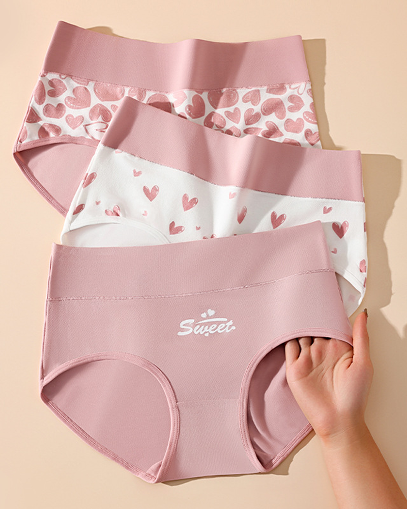 Cute Pure Cotton Antibacterial Briefs Underwear