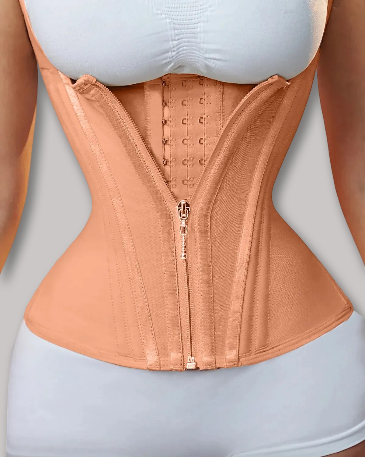 Waist Trainer for Women Corset Vest Body Shaper Cincher Trimmer Tank Top Sport Girdle with Steel Bones-Curvy-Faja
