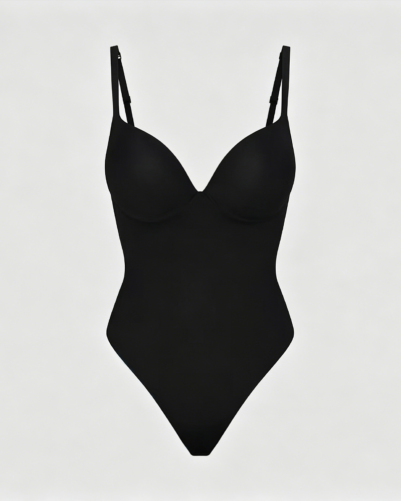 Plunge Push-Up Seamless Body Shaper Bodysuit（Pre-Sale）