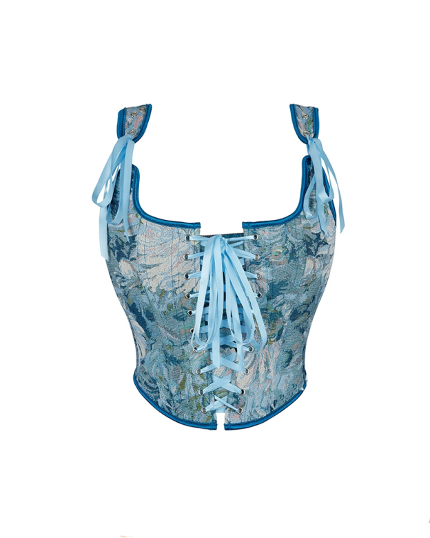 French Jacquard Court Style Corset