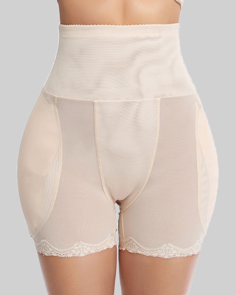 Tummy Control Padded Hip & Butt Shaper Shorts Butt Lifter Shapewear with Hip Pads