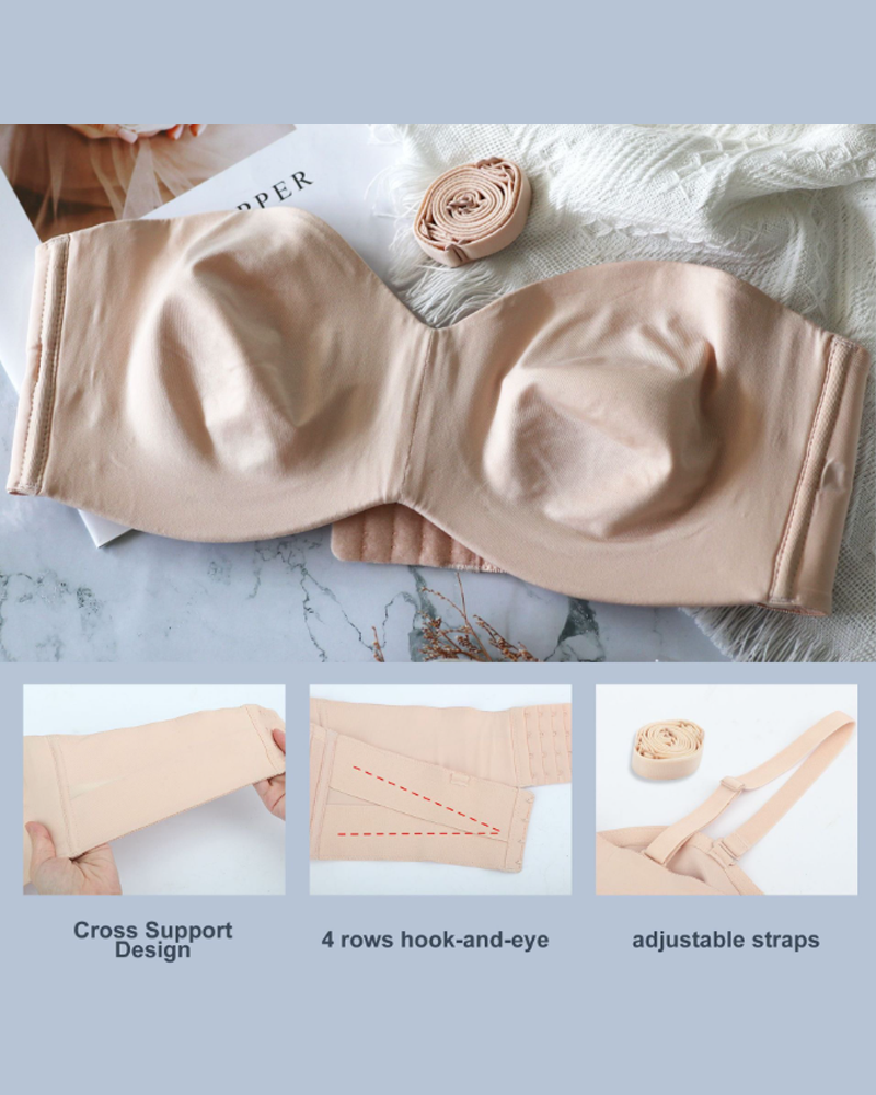 Comfortable Non-slip Strapless Bra No Tightness for Summer