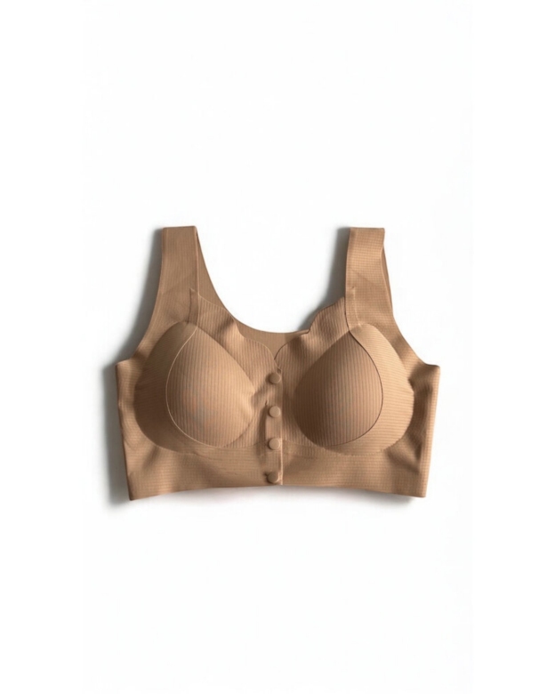 Laser Illusions Buttoned Bra-Curvy-Faja
