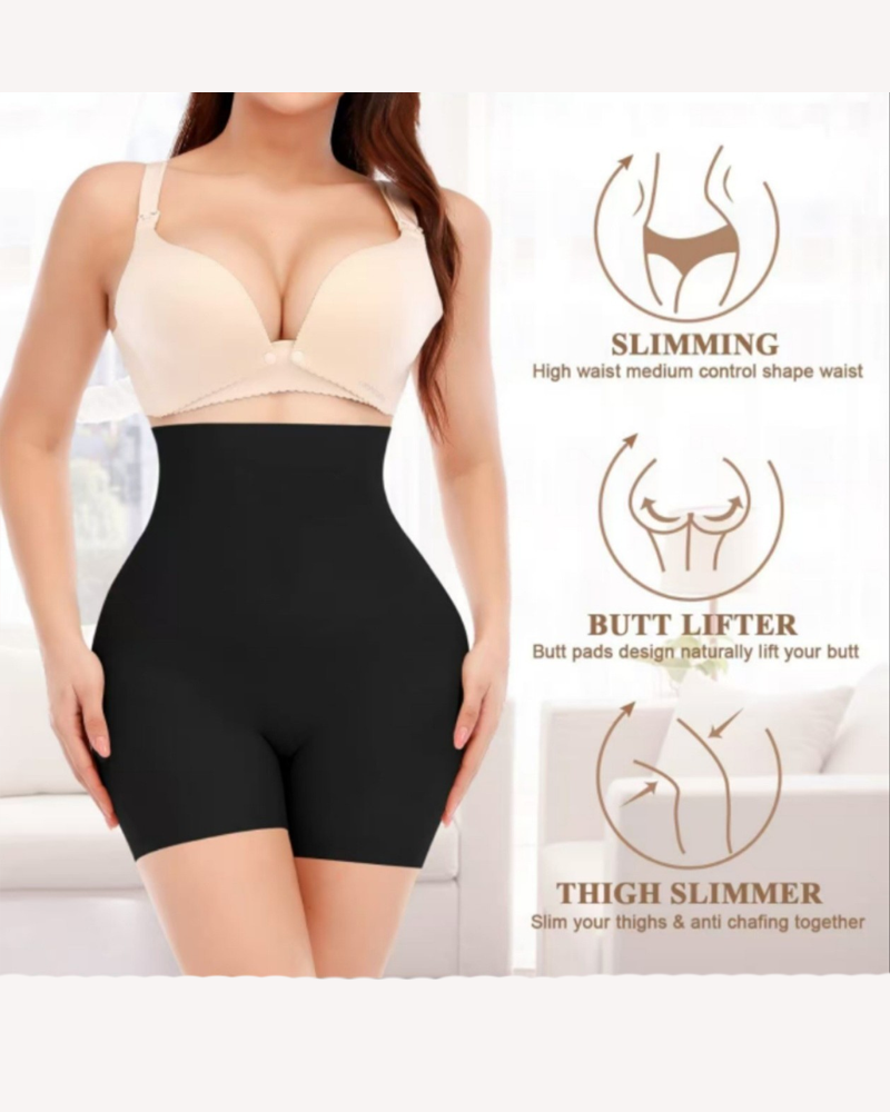 Seamless Butt-Lifting And Tummy-Slimming Fake Butt Shorts