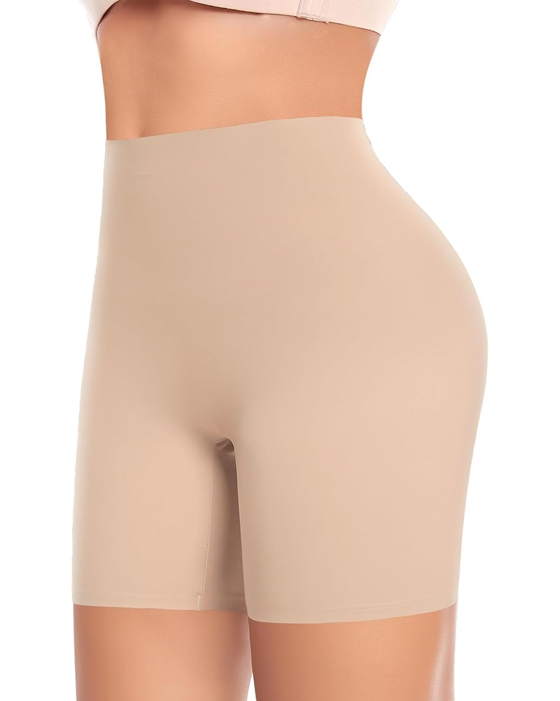 Womens Seamless Shaping Boyshorts Panties Tummy Control Underwear