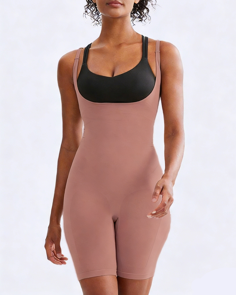 Tummy-Flattening Hip-Lifting Bust-Opening Shaping Bodysuit