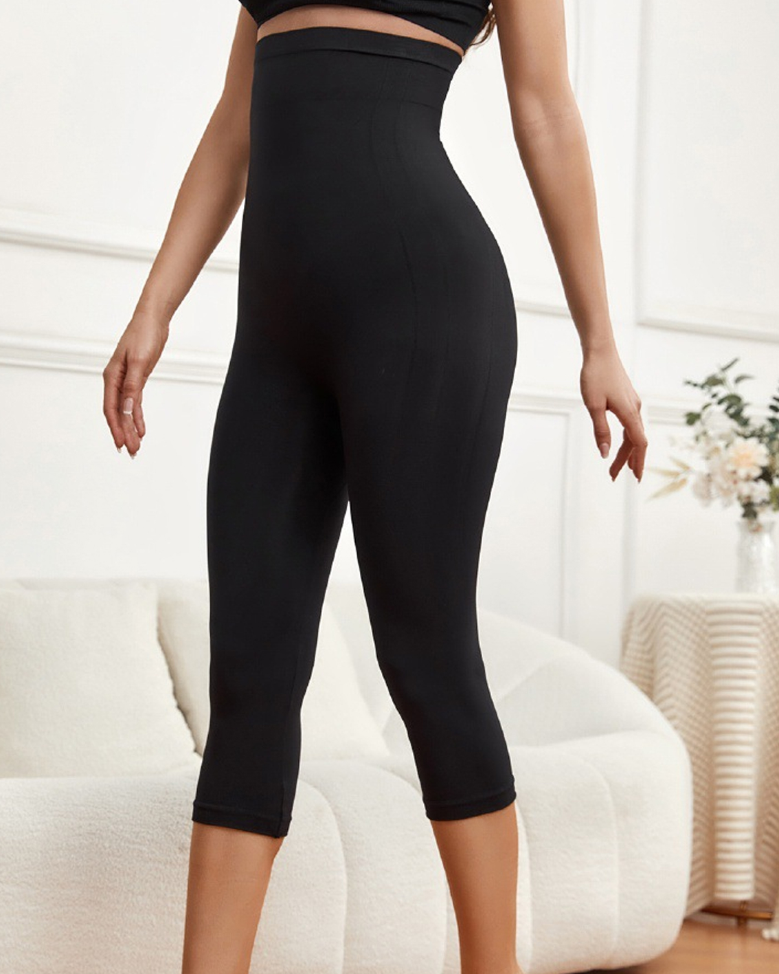 High-Waist Seamless Peach Butt Shaping Lifting Pants-Curvy-Faja