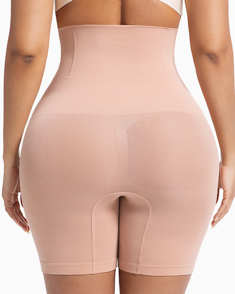 Women's High-Waisted Slim-Fit Shorts