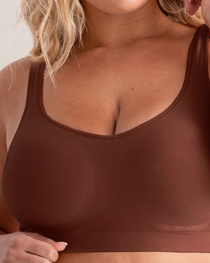 Seamless Elastic Shaping Bra