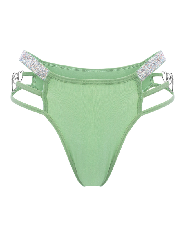 Thin Ribbon Heart-Shaped Multi-Layered Decorative Underwear