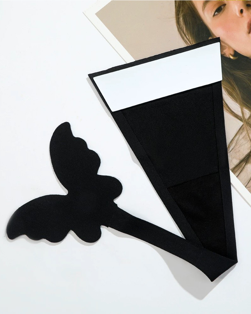 Sexy Reusable Silicone Self-Adhesive T-Back Panties-Curvy-Faja