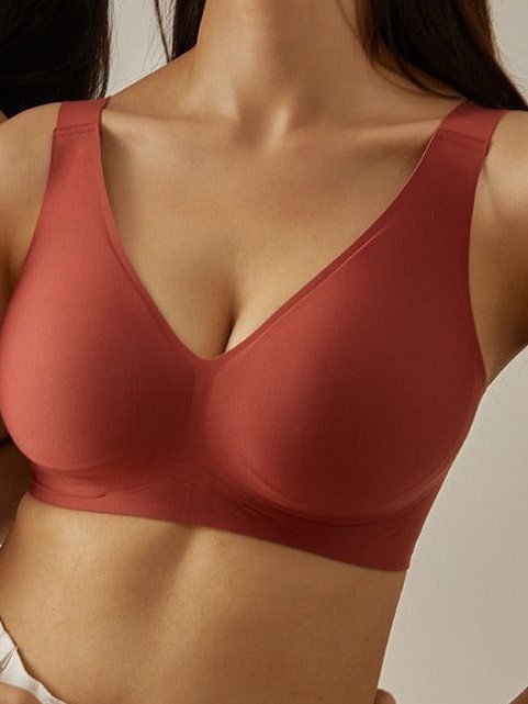 Wireless Breathable Posture Correcting Jelly Feeling Push-up Bra