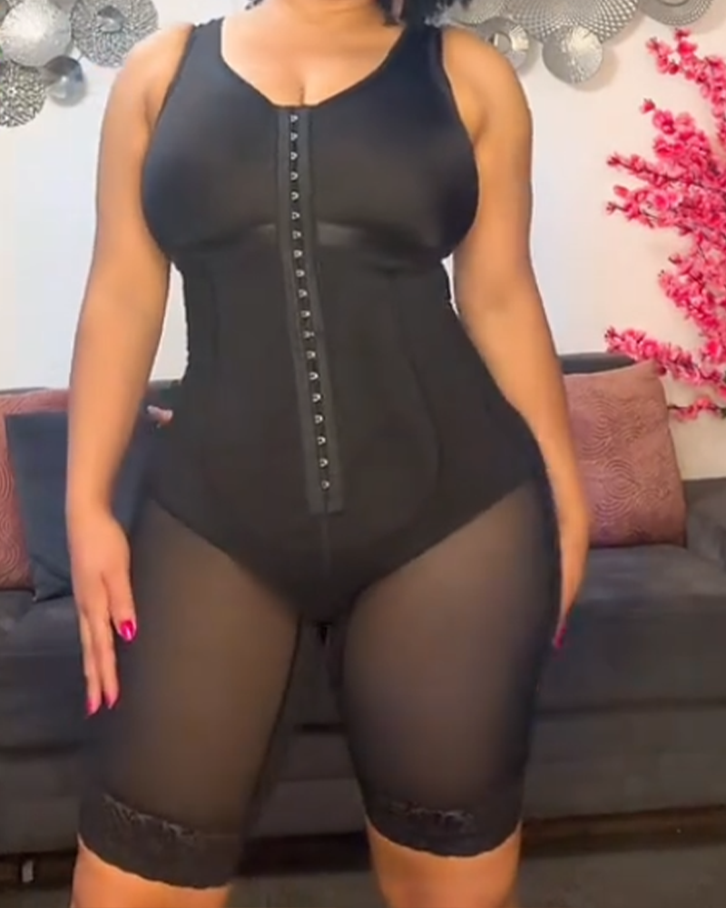 Tummy-Controlling Waist-Tightening Butt-Lifting Body-Shaping Suit-Curvy-Faja
