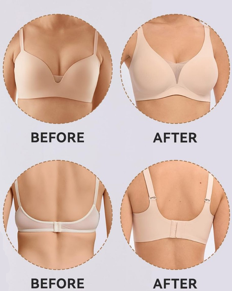 Deep V Soft Support Seamless Bra