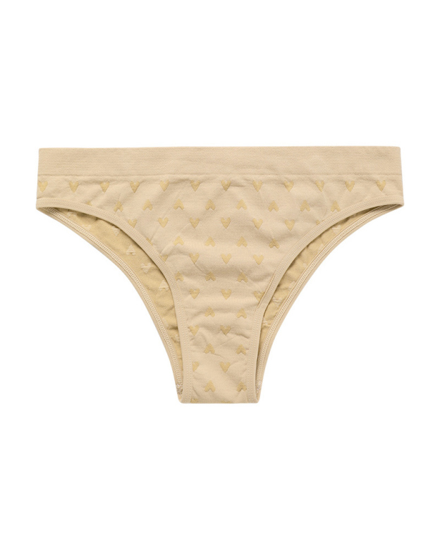 Sexy Simple Printed Cotton Crotch Briefs-Curvy-Faja