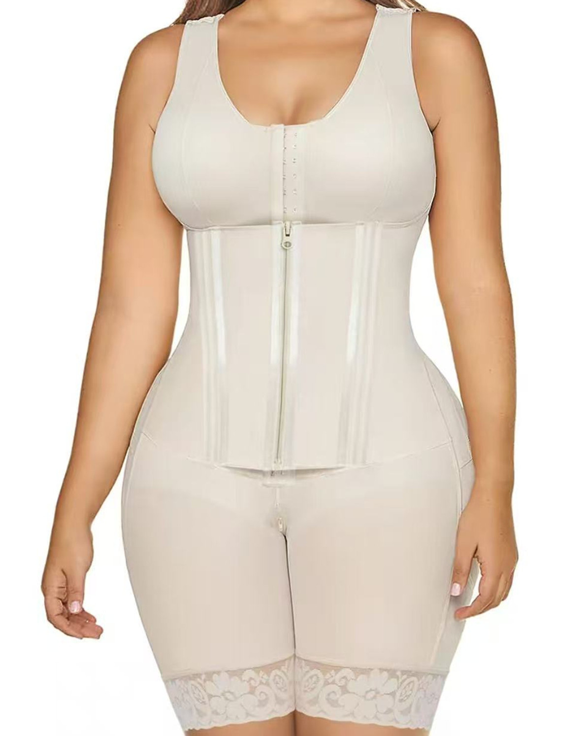 Double Pressure Chest Wrapping Belly Compression Breathable Body Shaper