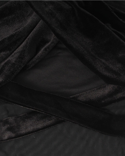 Cross-Cut Tight Long-Sleeved Jumpsuit-Curvy-Faja