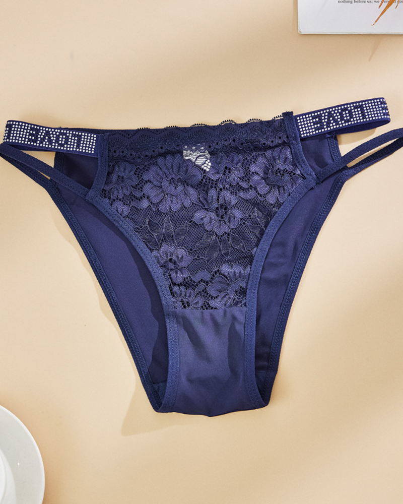 Sexy Multi-Layered Rhinestone Panties