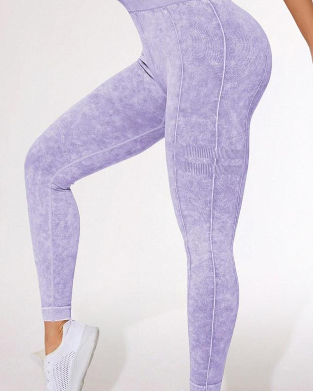 Women's High-Waisted Seamless Leggings-Curvy-Faja