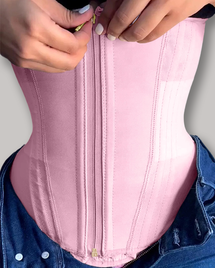 Zip & Breasted Body Shaper Tank Top-Curvy-Faja