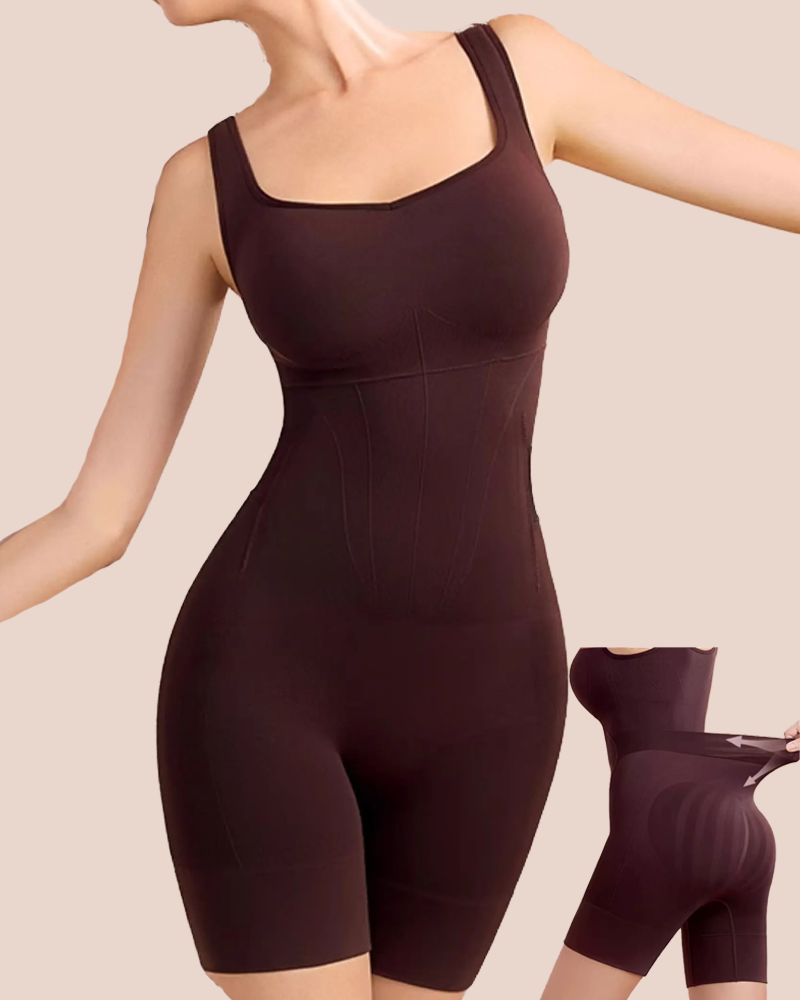 270° Open-Back Tummy Control Butt Lifter Shaping Bodysuit