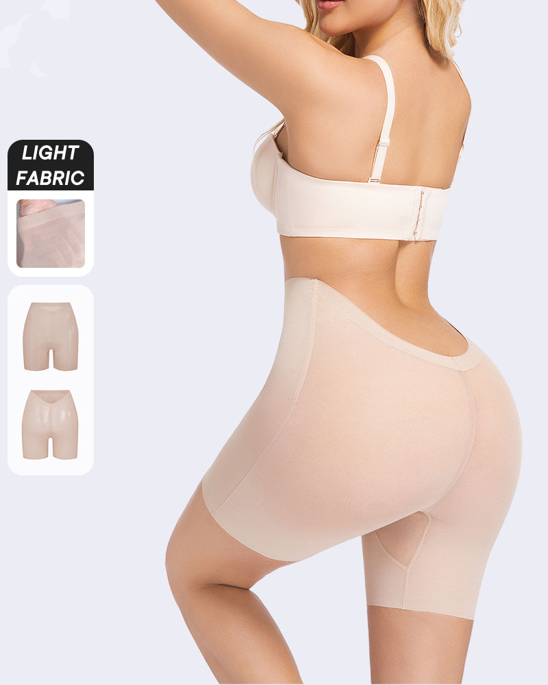 Thin High-Waisted Hip-Lifting Safety Shorts Pants