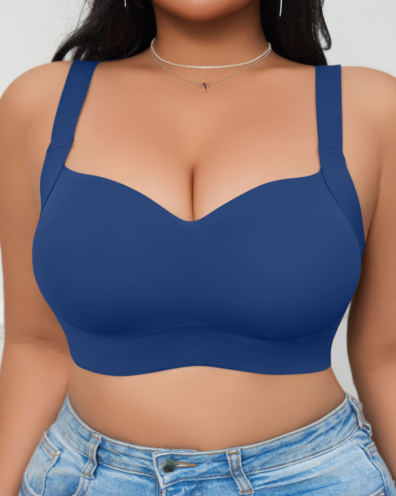 Plus-Size Seamless Push-Up Bra To Prevent Sagging