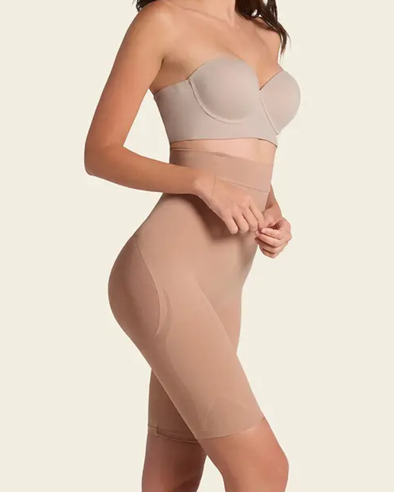 Invisible High-Waisted Shaping Shorts (Pre-Sale)-Curvy-Faja