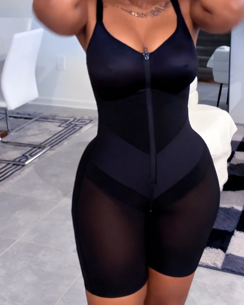 Women's Tummy Control and Hip Lifting Full Body Shapewear with Front Zipper （Pre-Sale）