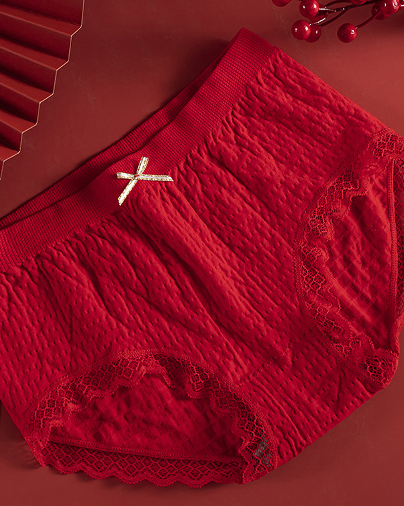 Pure Cotton Graphene Bubble Briefs-Curvy-Faja