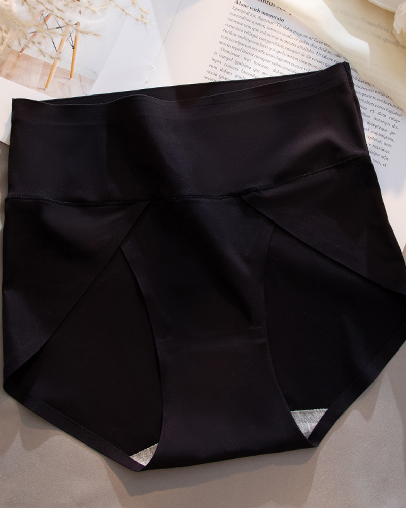 High-Slit, No-Thigh, High-Waist, Tummy-Lifting, Butt-Lifting Briefs