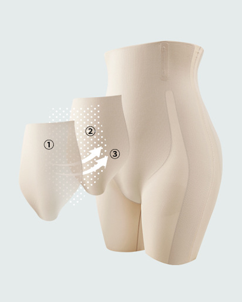 Seamless Butt Lifting High-Waist Shapewear Shorts