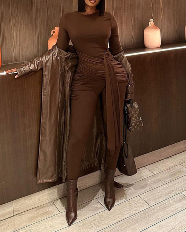 Sexy Figure-Hugging Bodycon Jumpsuit