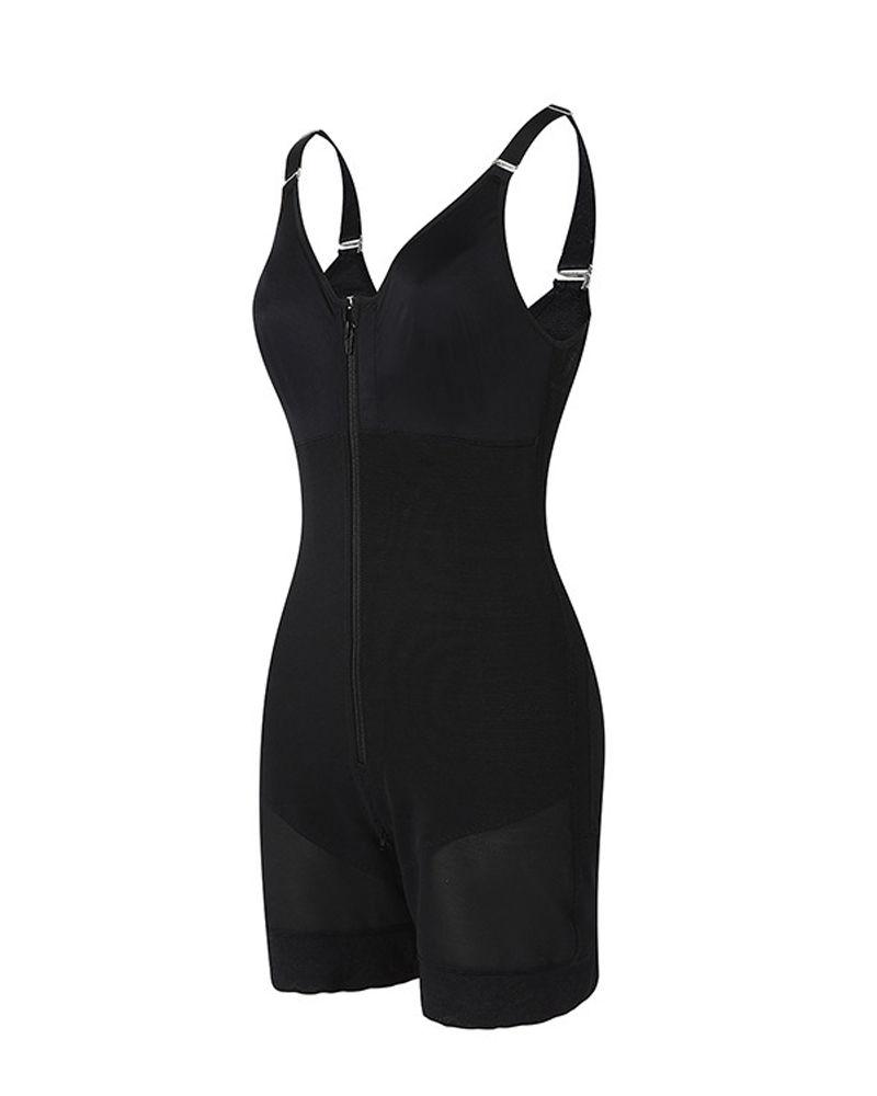Slim Waist Hip Lift Zipper Body Shaper-Curvy-Faja