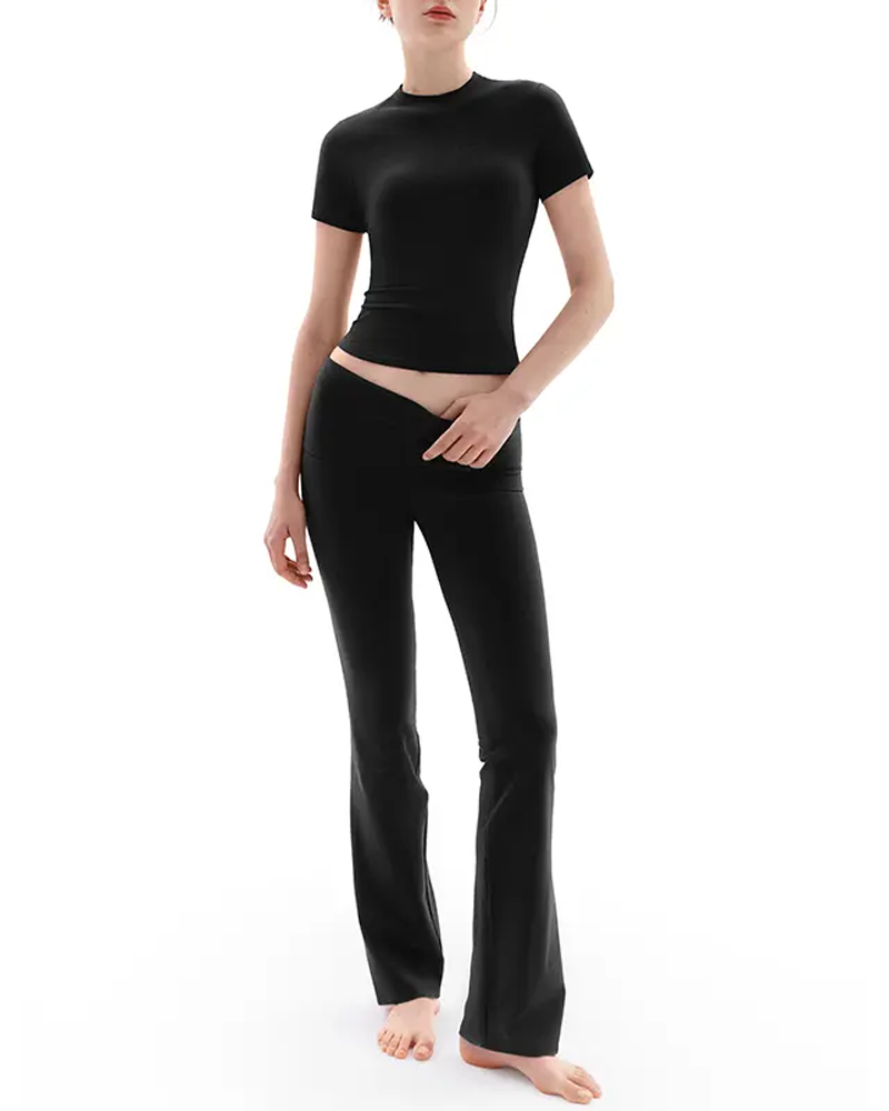 Women's Slim Fit Sports Casual Yoga Set-Curvy-Faja