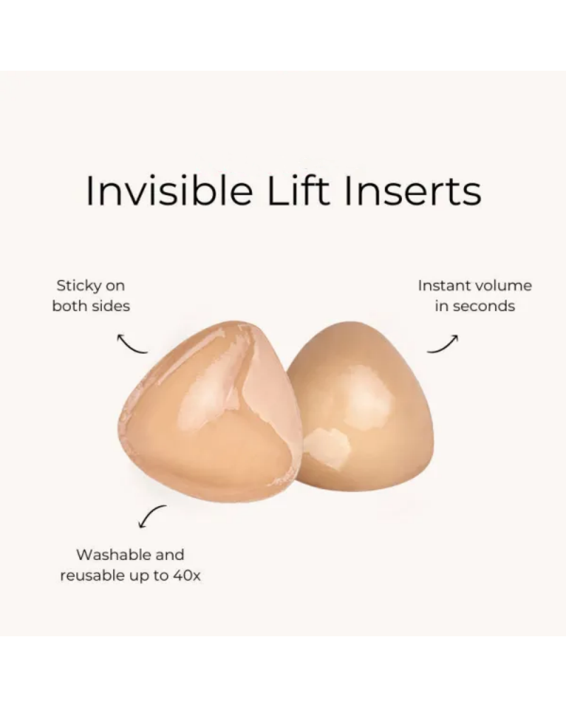 Invisible Lift - Sticky Fashion Bra Inserts Prevents Nipple Slips 
