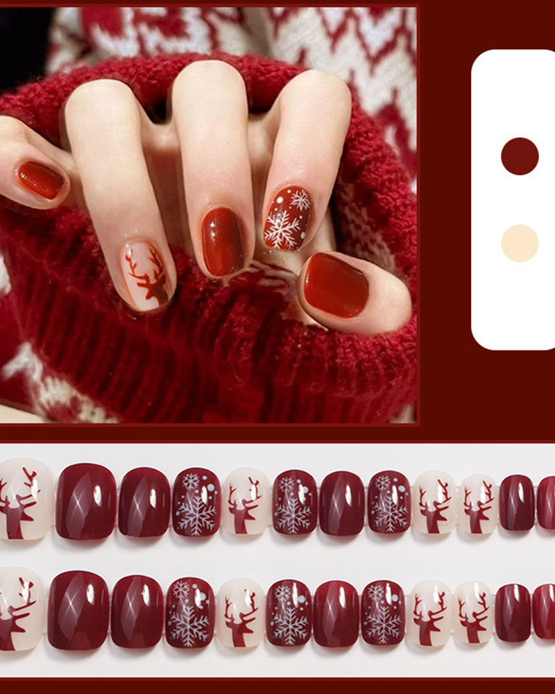 Christmas Detachable Wearing Nail-Curvy-Faja