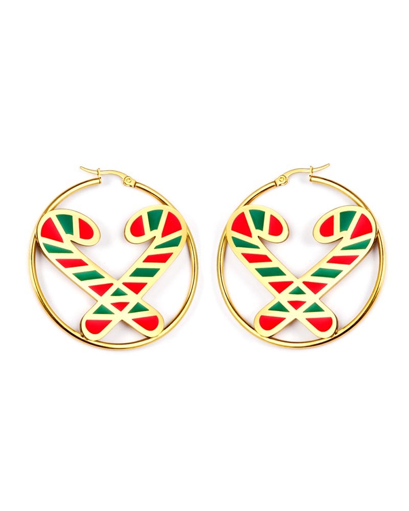 Christmas Light Luxury Earrings-Curvy-Faja