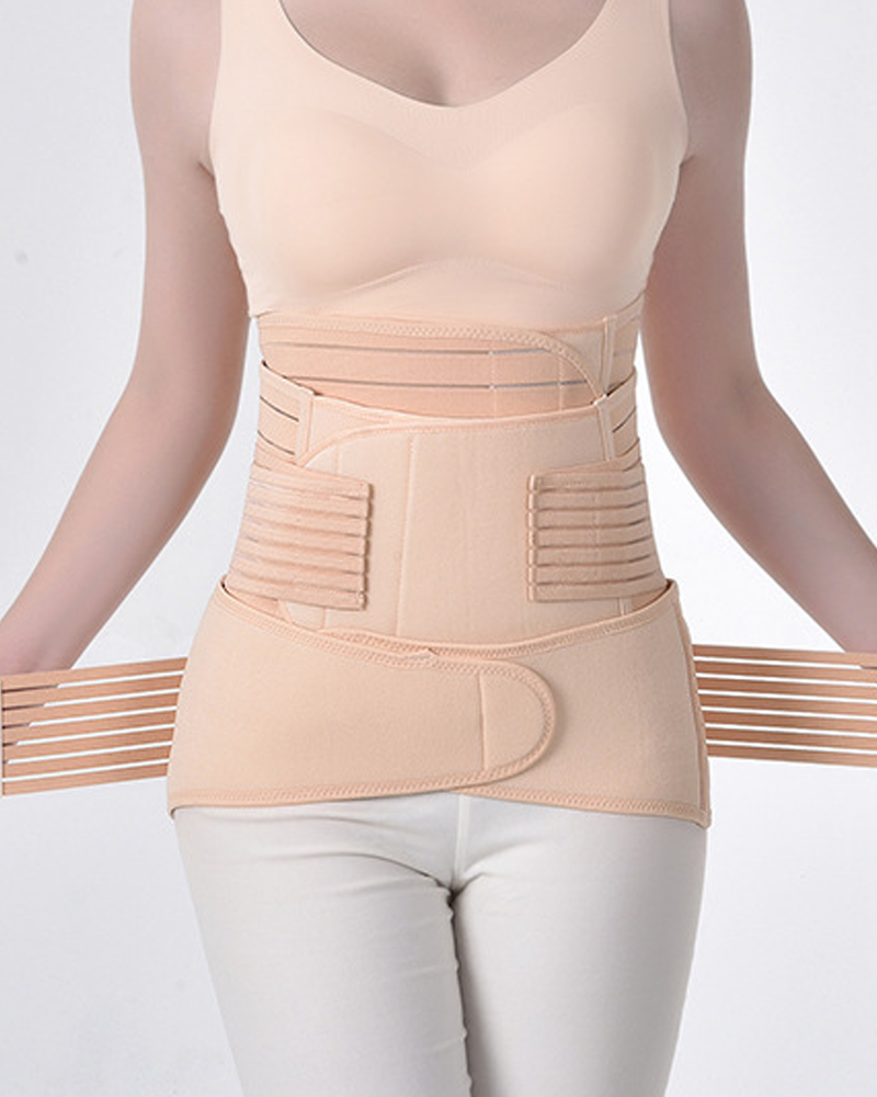 Postpartum Recovery Breathable Waist Support And Abdominal Binder Set
