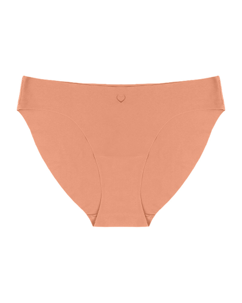 Heart-Shaped Seamless Breathable High-Elastic Ice Silk Low-Waisted Underwear