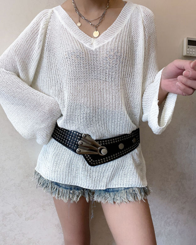 Rivet Punk y2K Hip Belt-Curvy-Faja