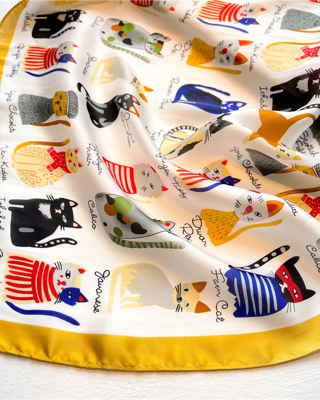 Cute Cat Scarf-Curvy-Faja