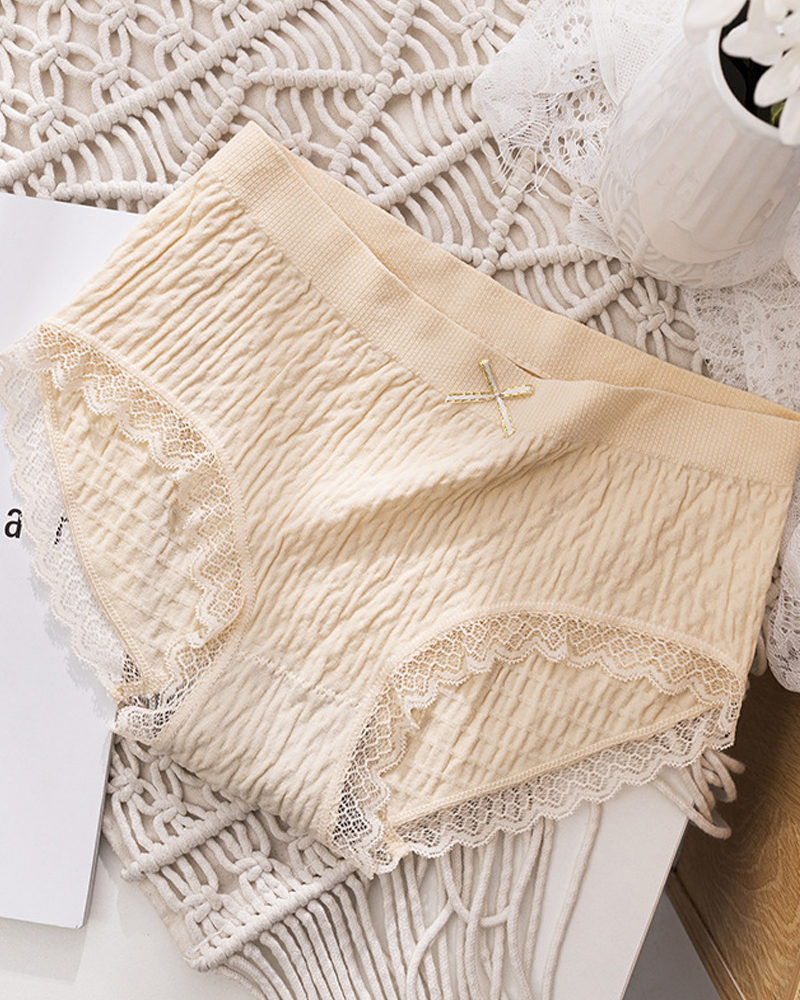 Pure Cotton Graphene Bubble Briefs-Curvy-Faja