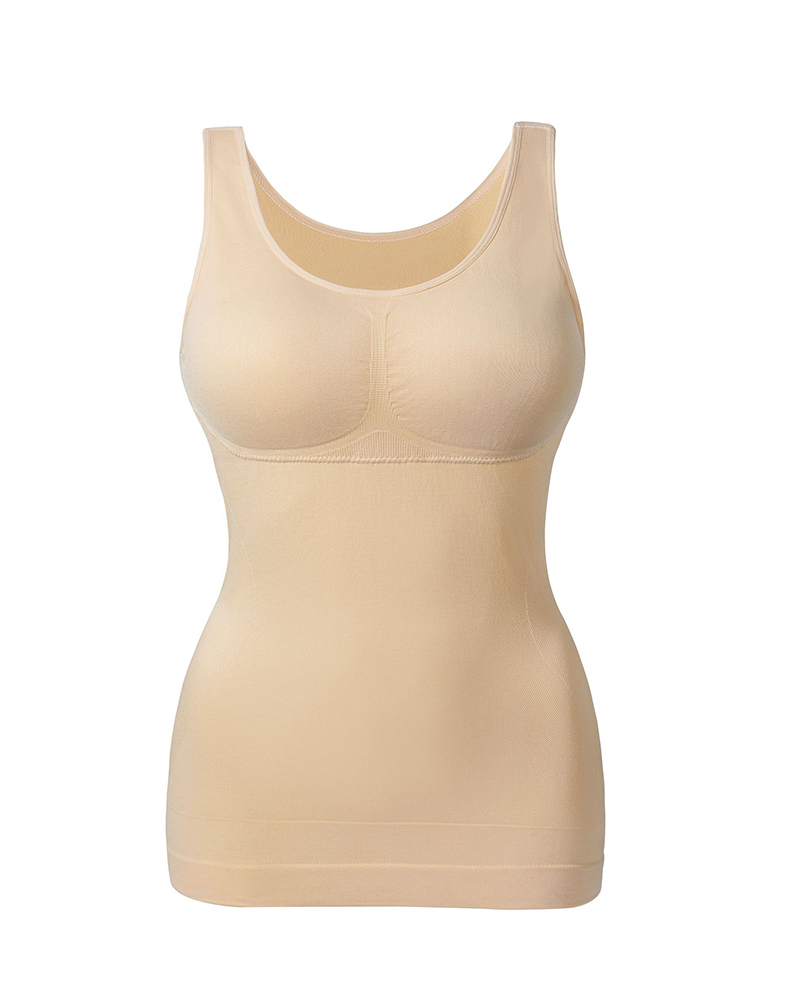 Padded Chest Shaping Vest-Curvy-Faja
