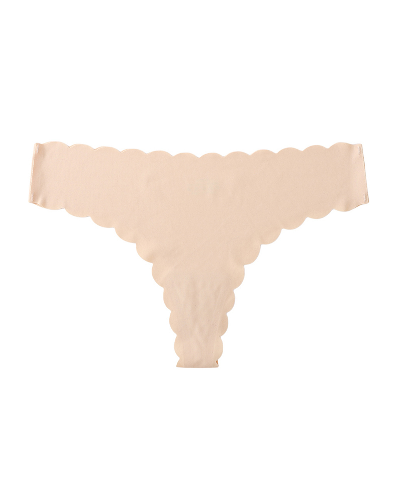 Sexy Mid-Rise Ribbed Cotton Briefs-Curvy-Faja