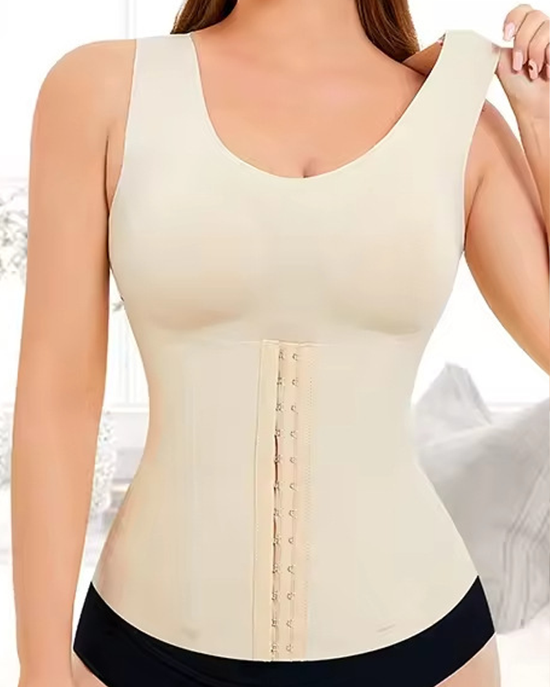 Elastic Slim Fit Waist Shaping Vest Top