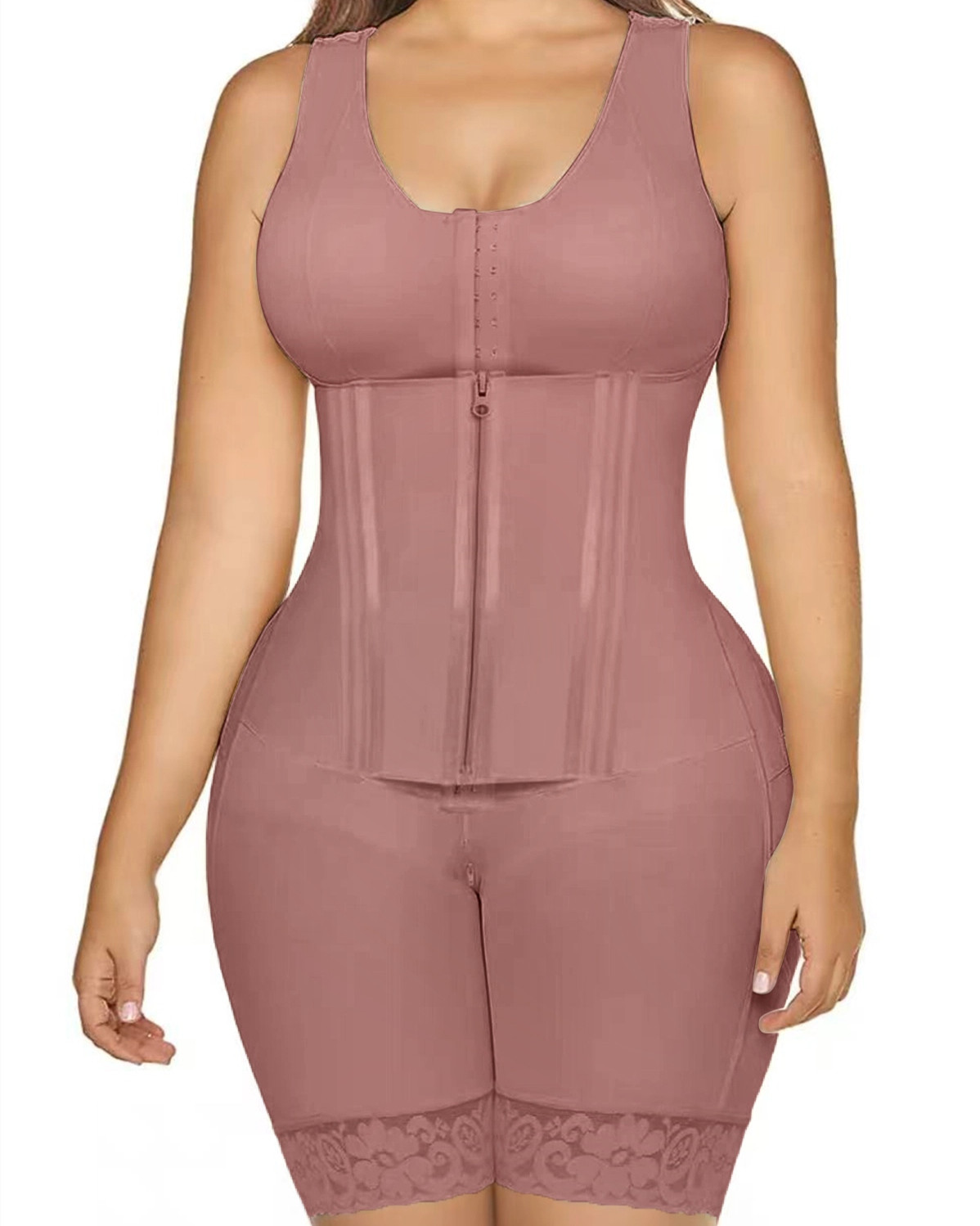 Double Pressure Chest Wrapping Belly Compression Breathable Body Shaper