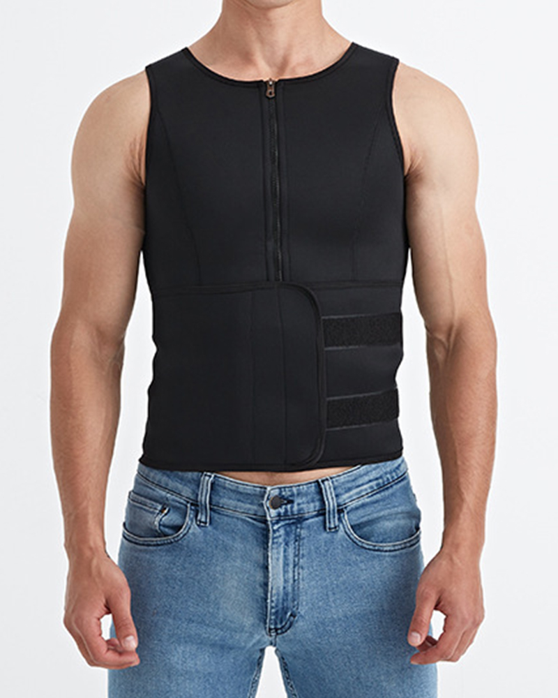 CURVY-FAJA | Men's Waist And Tummy Control Vest Sweat-Proof Fitness Corset