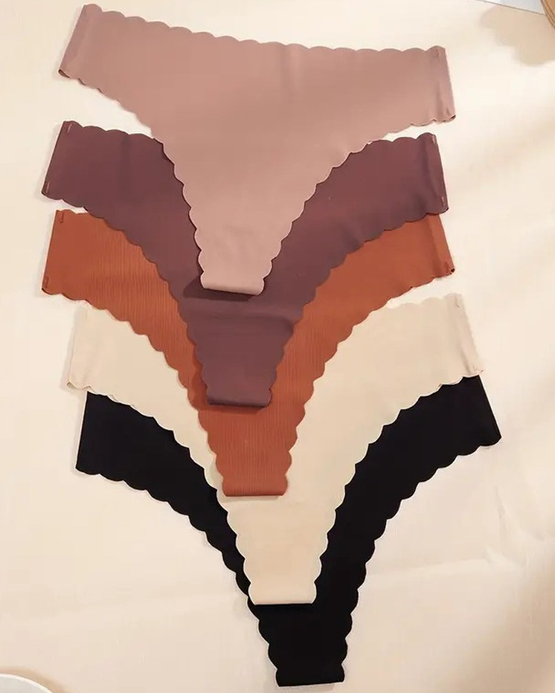 Sexy Mid-Rise Ribbed Cotton Briefs-Curvy-Faja