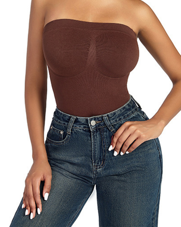 Detachable Straps Wrap Bodysuit